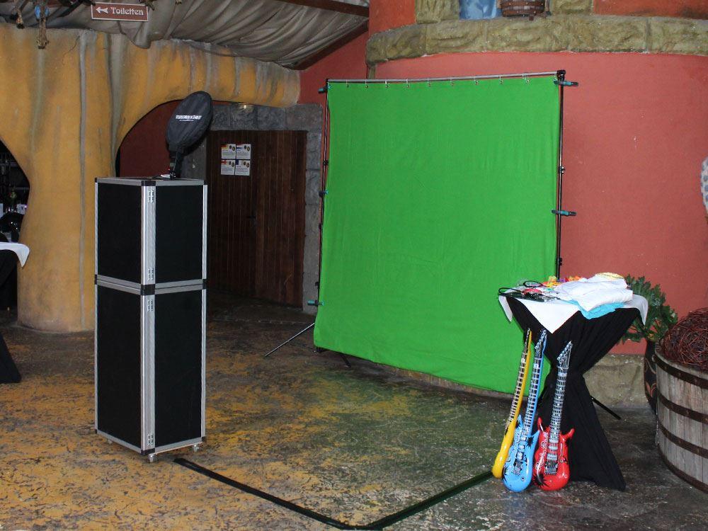 Photobooth-Fotobox mit Greenscreen in Götzis