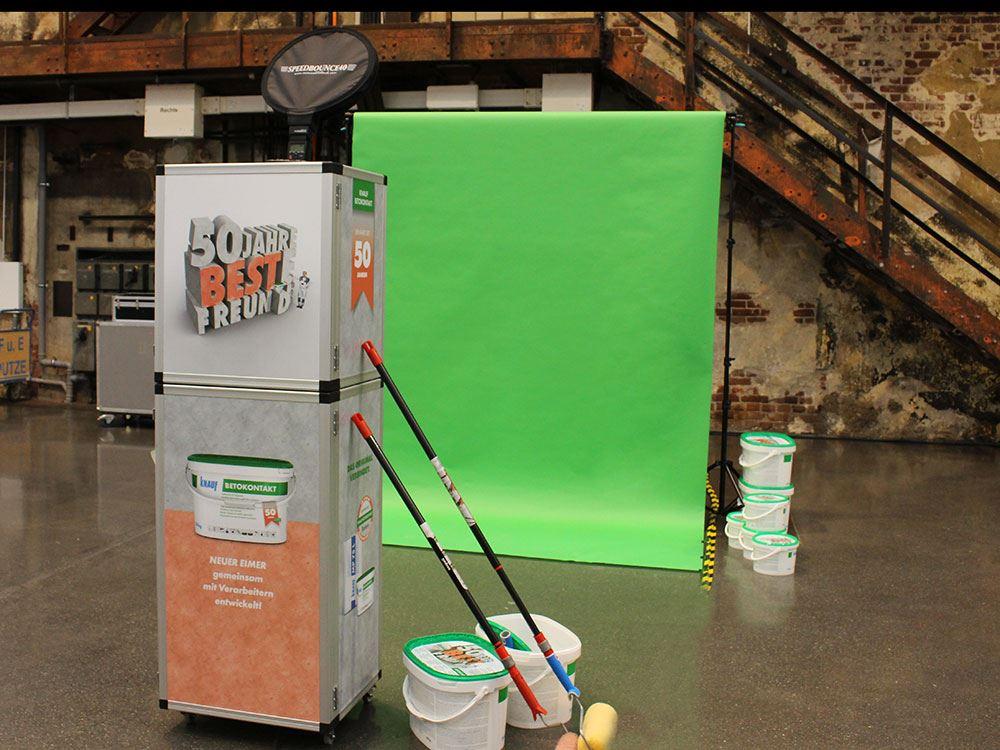 Photo Booth-Fotobox mit Greenscreen